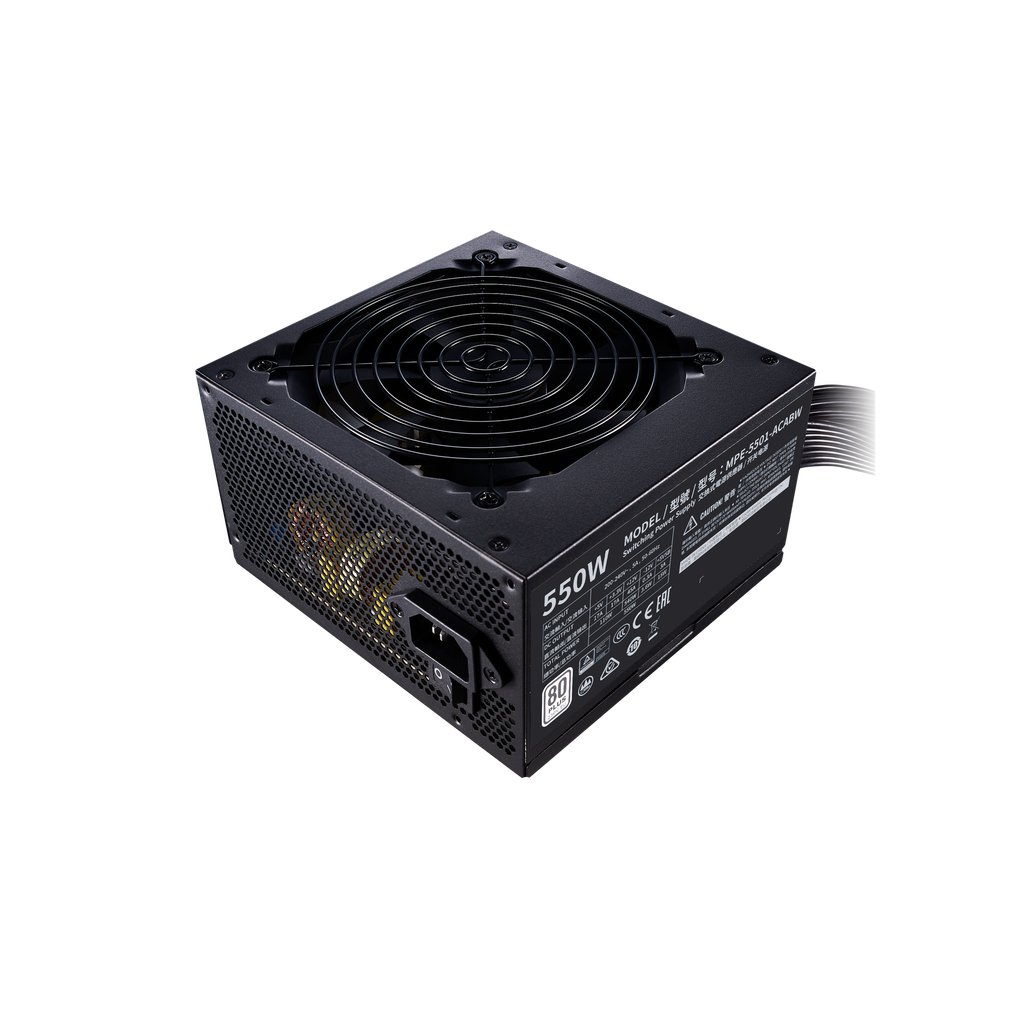 Power Supply Cooler Master MWE White 230V 550W A/EU Cable
