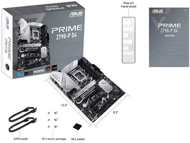 Motherboard Intel 1700/DDR4 Asus Prime Z790-P D4 (90MB1CV0-M0EAY0)