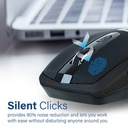 Promate Breeze.BLACK Silent Switch Streamlined Wireless Mouse
