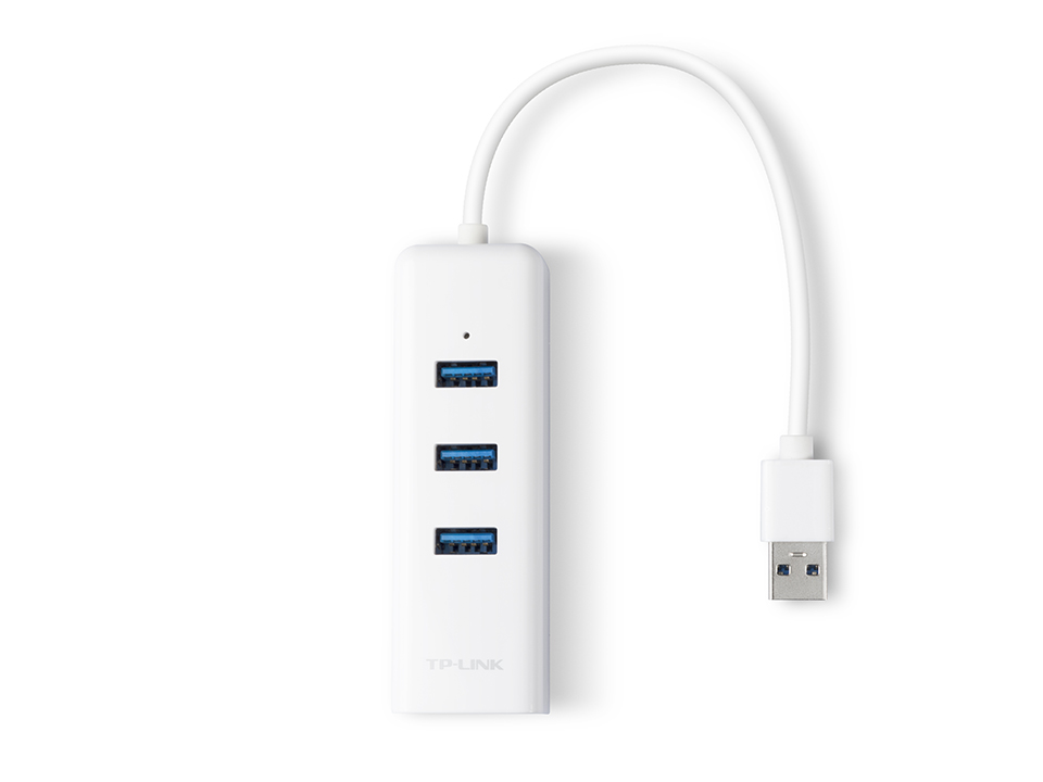 TP-Link Network Adapter USB 3.0 3-PORT HUB & Gigabit Ethernet (UE330)