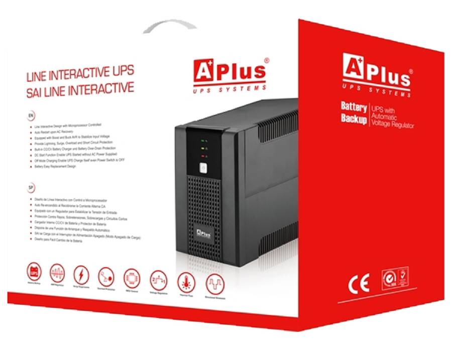 UPS APLUS 1200 VA Line Interactive (Plus 5E-U1200R4)