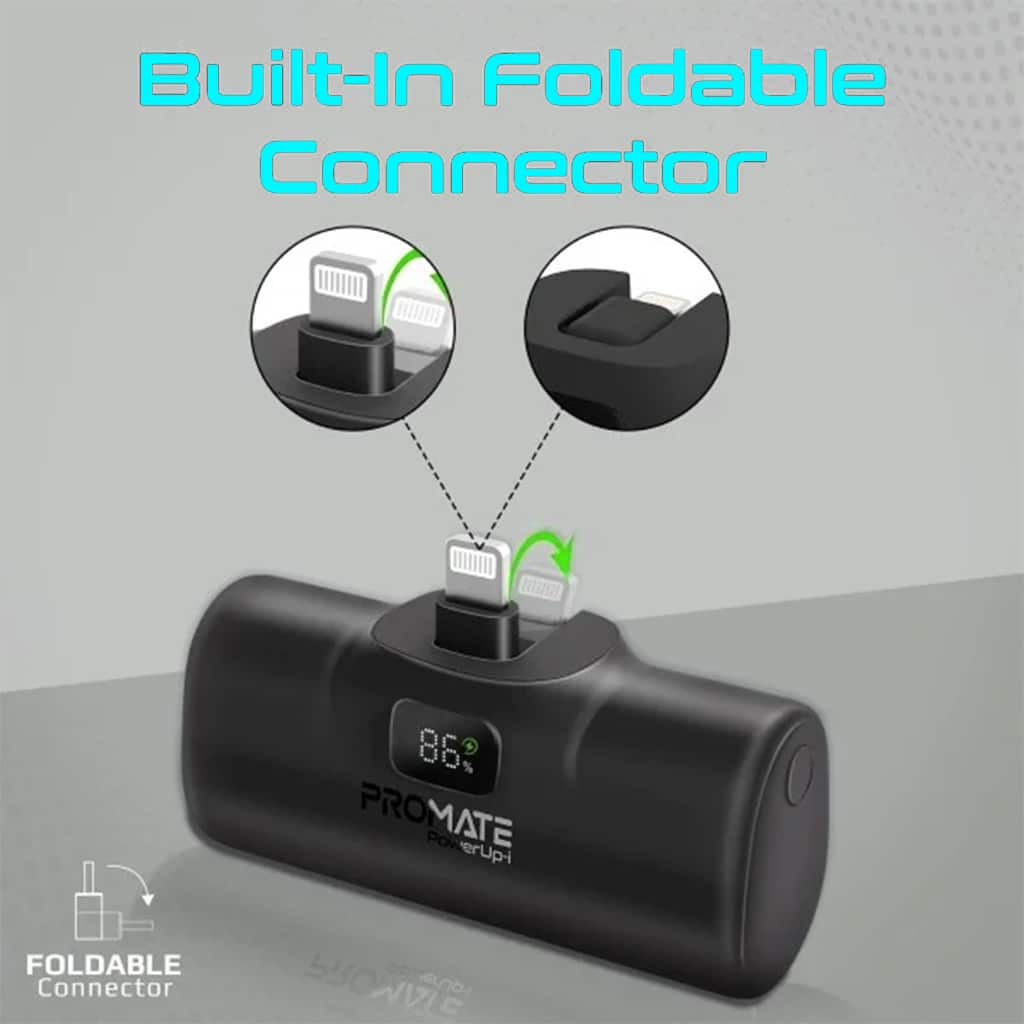 Promate Mobile Charger POWERUP-I.BLACK