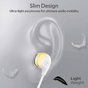 Promate HD Stero In-Ear Wired Earphone with Microphone (COMET.GOLD)