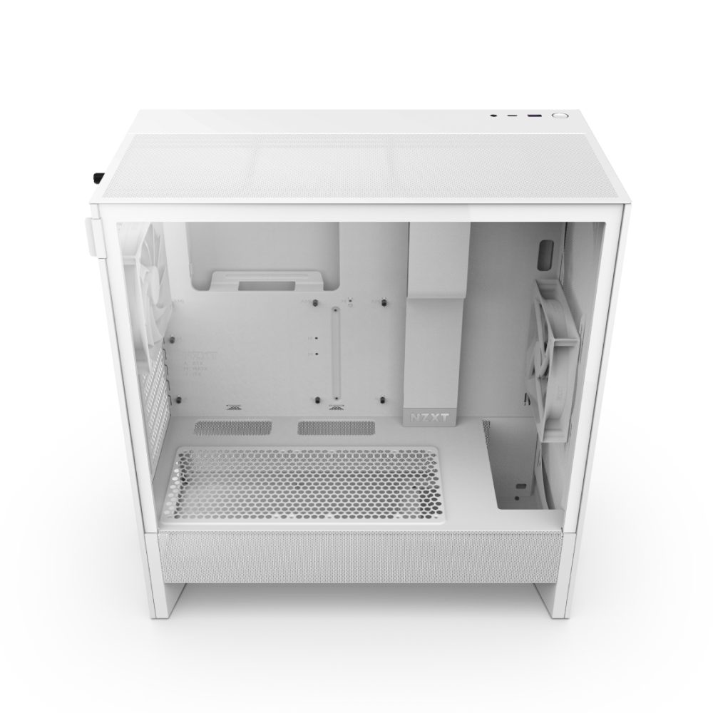 Casing H5 Flow Edition All White Mid Tower Gaming