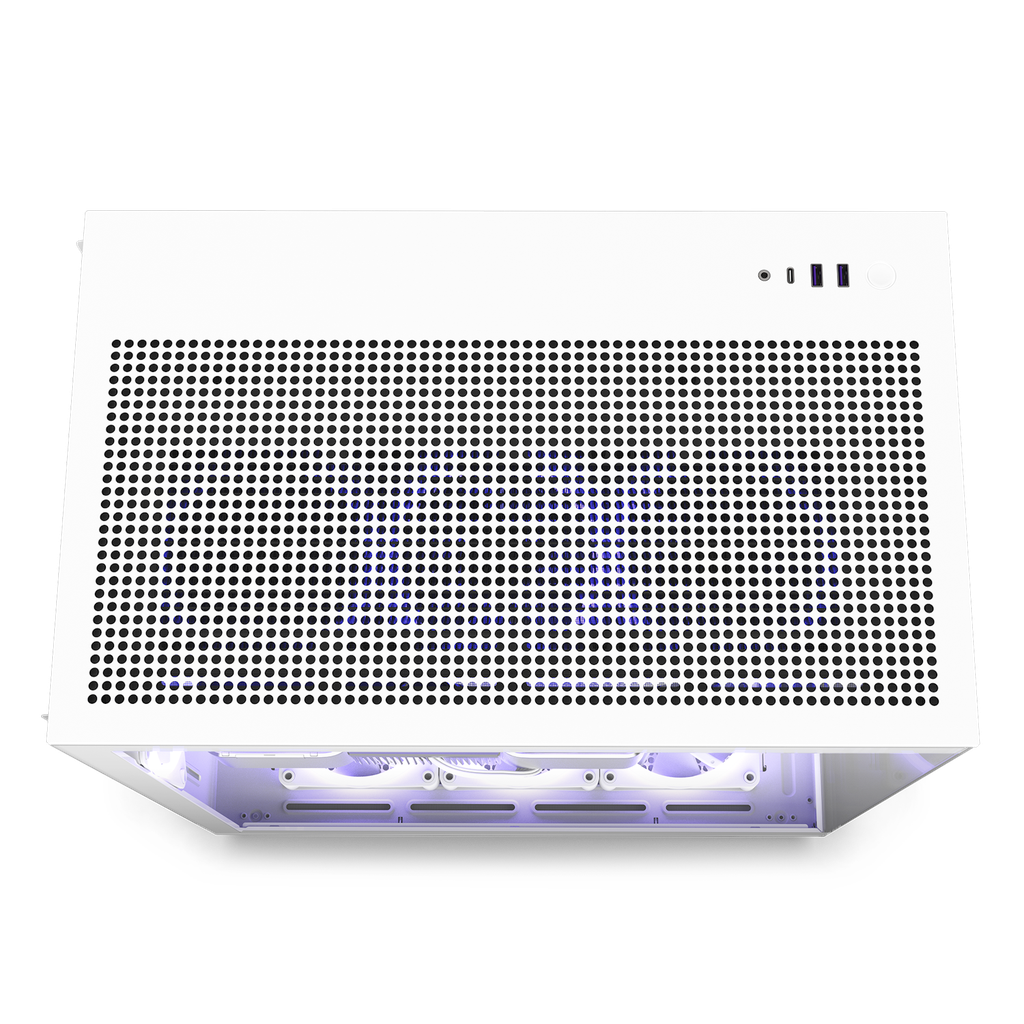 Casing H Series H9 Flow Edition White ATX Mid Tower