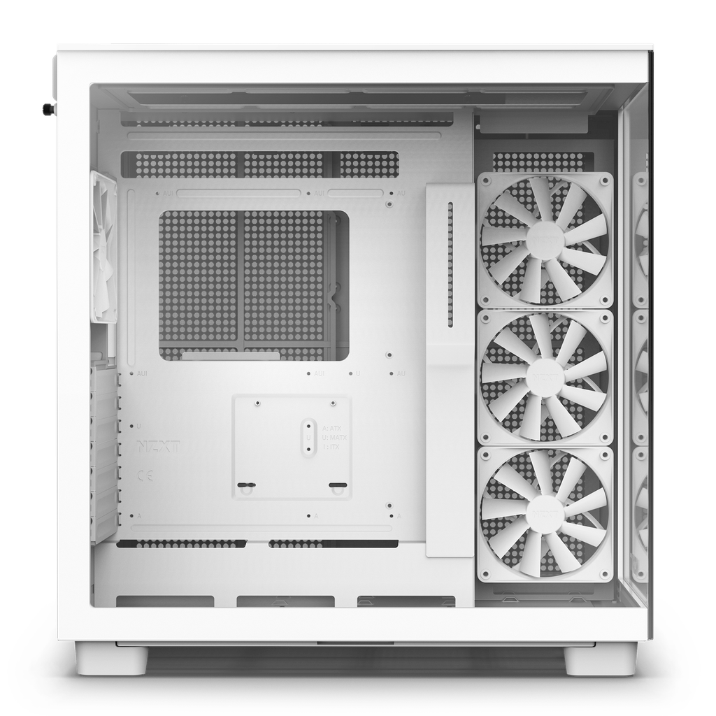 Casing H Series H9 Flow Edition White ATX Mid Tower