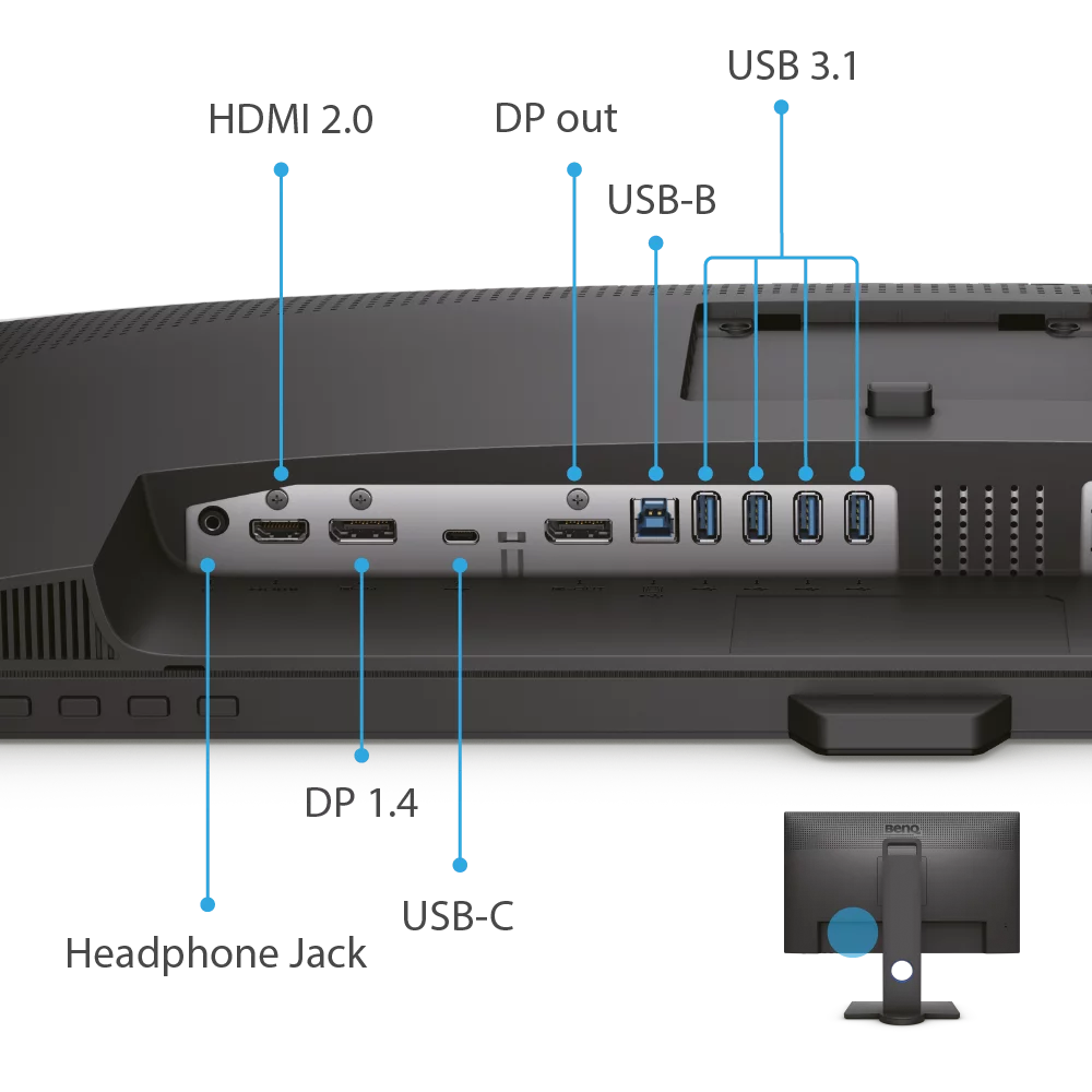 Monitor Led BenQ 27" (PD2705Q)