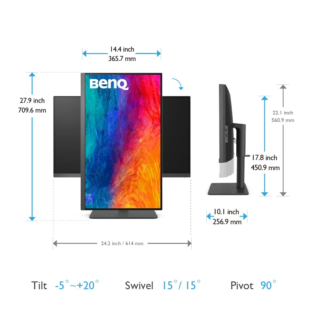 Monitor Led BenQ 27" (PD2705U)