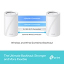 TP-Link BE9300 Whole Home Mesh Wi-Fi 7 System (BE65 (3-Pack))