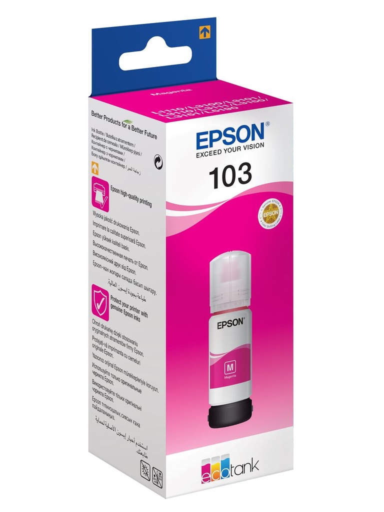 Refill for Ink Tank Epson 103 Ecotank C13T00S34A Magenta 65ml (Epson Printer L3150)