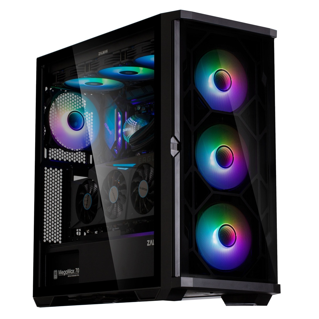 Casing Zalman  Z10 Duo Black  ATX Mid Tower Gaming