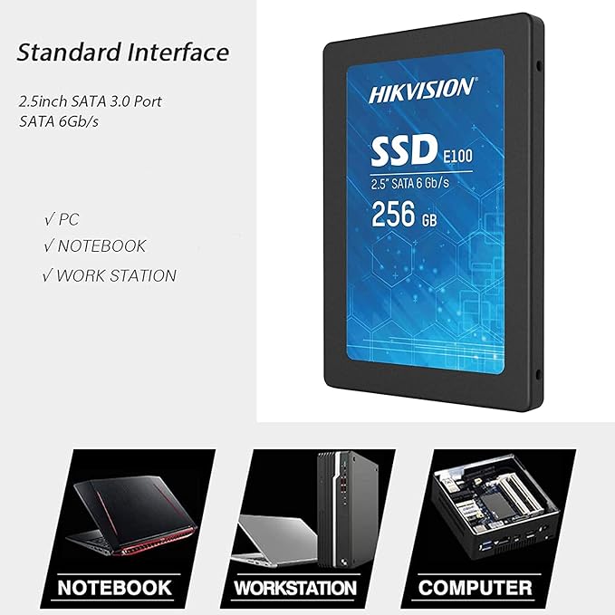 SSD HIKVISION 2.5" Sata 256Gb