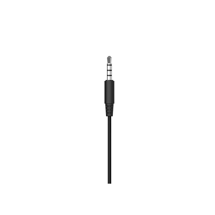 Philips Earphones with Mic (TAE1126BK/97) Dynamic bass, 10mm drivers, integrated microphone and call button, 3 interchangeable earcups, 1.2m Cable, Black