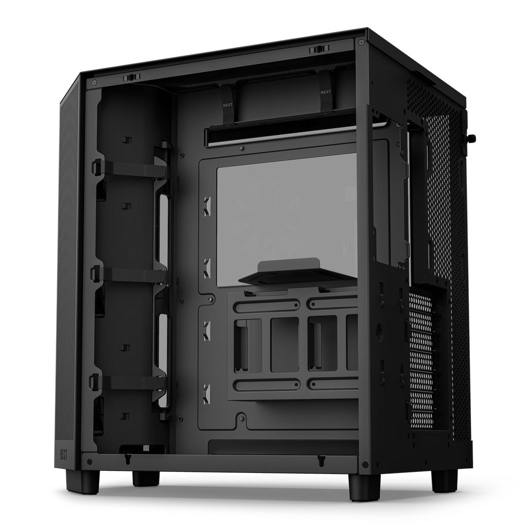 Casing NZXT H6 Flow (2023) Compact Dual-chamber Black Case