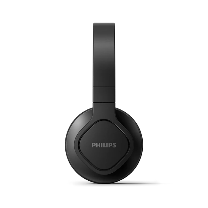 Philips Wireless Sport Headphones (TAA4216BK/00) 40mm,BT 5.0, Built in Mic, Headphone Socket 3.5mm, 35 hour Play time, 2 hour charge time, 350 mAh battery, USB-C Charging, On ear, Washable ear cups, Black