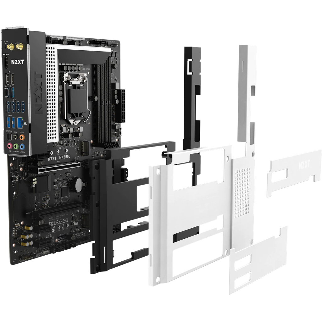 Motherboard Intel1200 / DDR4 NZXT (Z590  N7) Matte White..