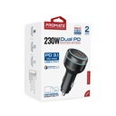 Promate 230W RapidCharge™ Car Charger with Dual Power Delivery and Quick Charge Ports (PowerDrive-230)