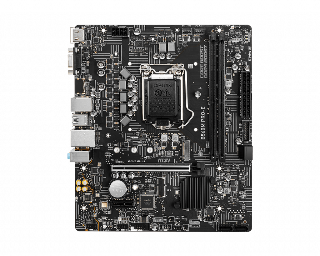 Motherboard Intel1200/DDR4 MSI B560M PRO-E