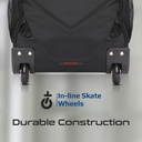 Promate COMPACT-TR Large Capacity Trolley Bag with Multiple Compartments for 15.6” Laptops