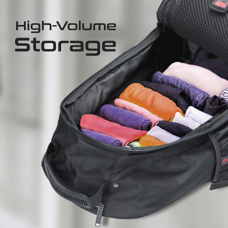 Promate COMPACT-TR Large Capacity Trolley Bag with Multiple Compartments for 15.6” Laptops