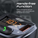 Promate Car FM Transmitter Kit with Handsfree & Quick Charge 3.0 (SMARTUNE-4)