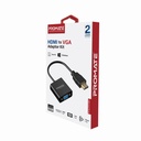 Promate Converter HDMI to VGA  Black (PROLINK-H2V.BLACK)