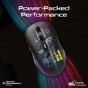 Promate Dual Mode Rechargeable Wireless Mouse with BT & RF Connectivity SAMO.BLACK