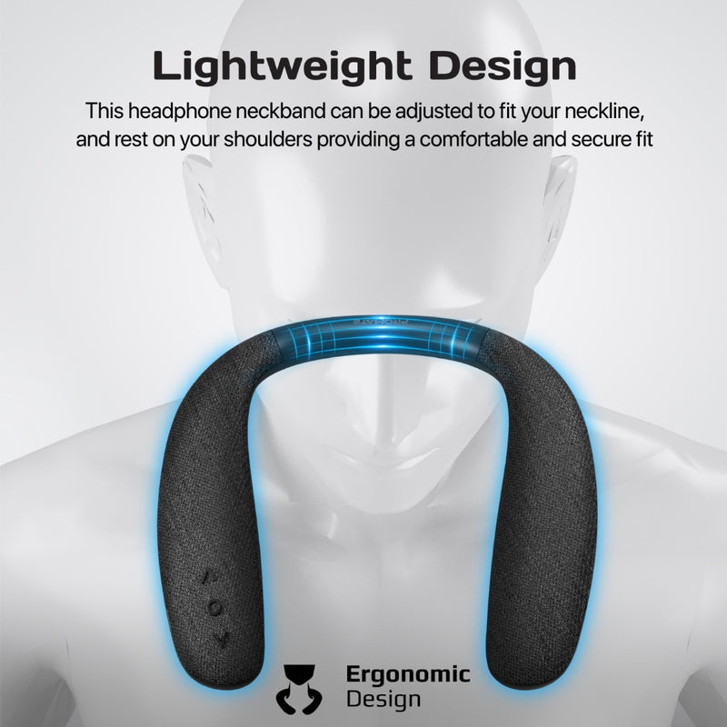 Promate Dynamic Stereo Wearable Neckband Wireless Speaker (HOOK)