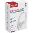 Promate Headset Deep Bass Over-Ear Wireless Headphones (Laboca.White)