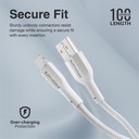 Promate High Tensile Strength Data & Charge Cable for Apple Devices (XCORD-AI.WHITE)