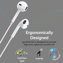 Promate Lightweight High-Performance Stereo Earbuds (GEARPOD-IS2.WHITE)