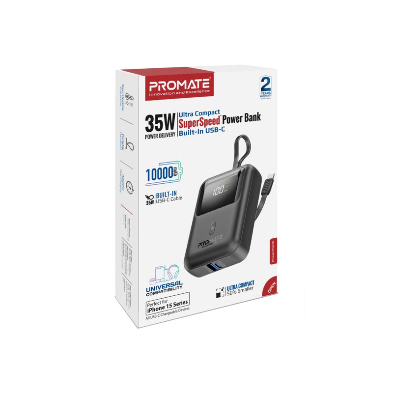 Promate Mobile Charger POWERPOD-10 BLACK