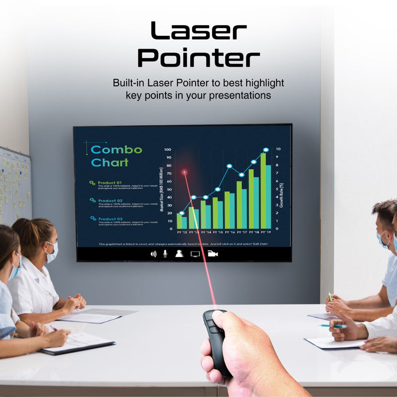Promate Universal Intuitive Wireless Presenter (ProPointer)