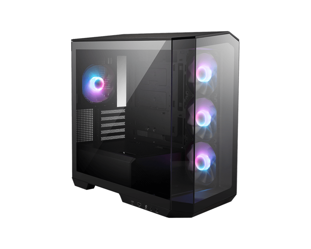 Casing MSI MAG Pano M100R PZ Black Mid Tower Gaming Case