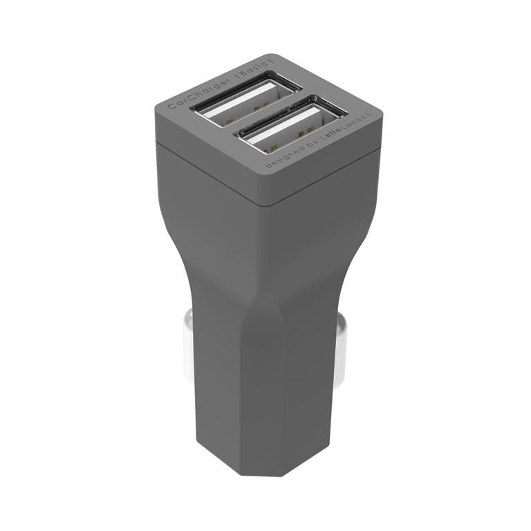 Allocacoc CAR Charger Illuminated Grey(10519GY/CCILMN)