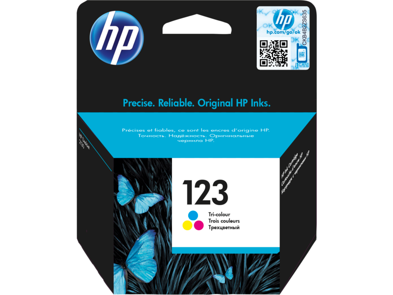 Cartridge Original HP 123 Colour