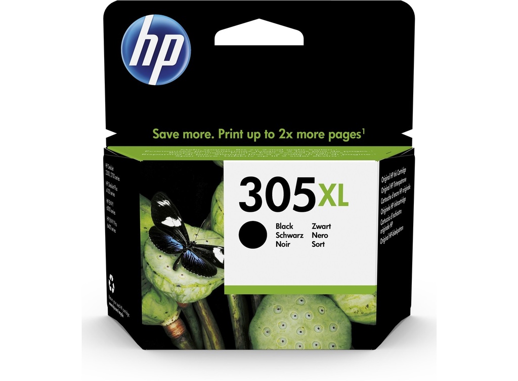 Cartridge Original HP 305XL Black High Capacity