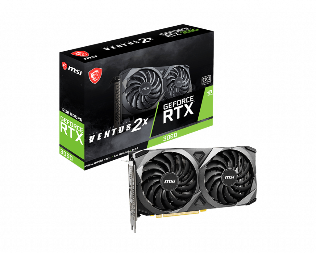 Graphics Nvidia MSI RTX3060 VENTUS 2X  12G OC