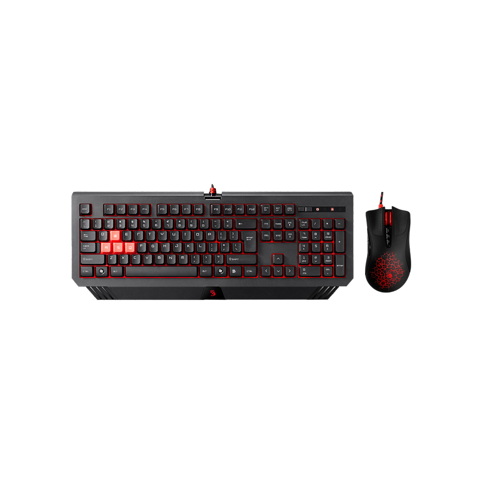 Keyboard Combo Bloody B1500 Gaming (B110+V9C)