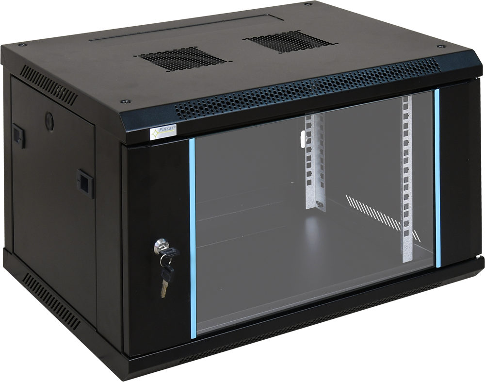 Network Cabinet 6U 600X450 (with fan and PDU 8 outlets)