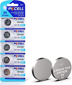 PKCELL Lithium Button Cell CR1620
