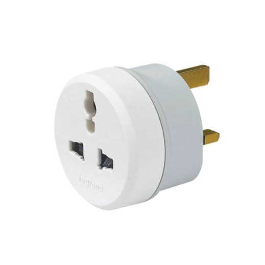 Power Adaptor Legrand Universal to UK (Multi-standard to British)..ref 050387