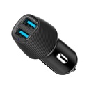 Promate Charger Voltrip Duo Black VOLTRIP-DUO.BLACK (12-24DC, 3.4A,2.4A,1A)