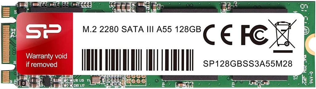 SSD SP M.2 2280 Sata A55 128Gb