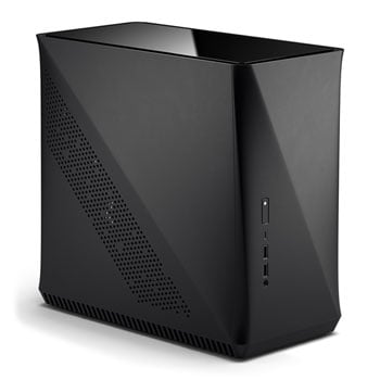 Casing Fractal Design Era ITX Carbon TG Compact Gaming Case (Black)