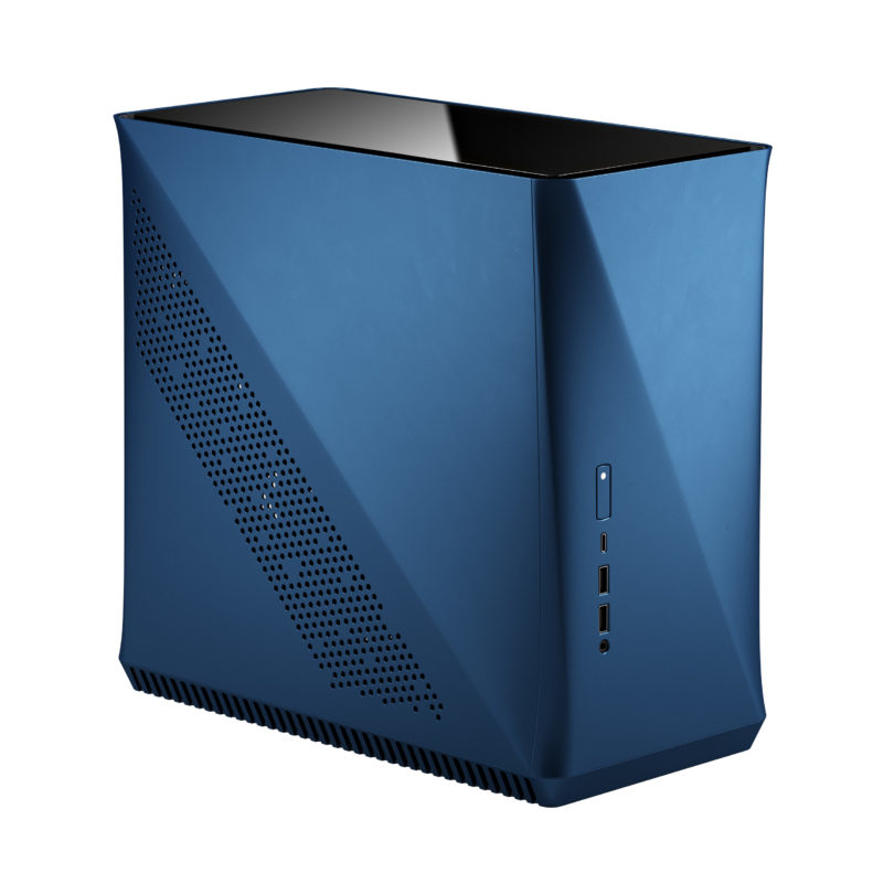 Casing Fractal Design Era ITX Cobalt TG Compact Case (Blue)