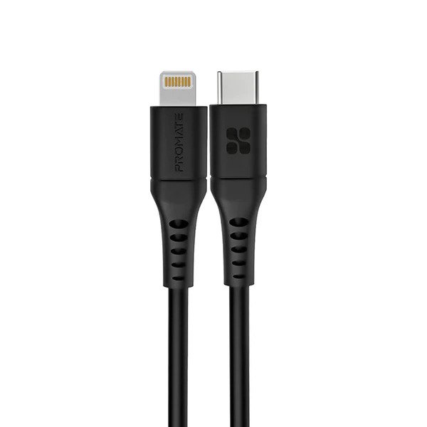 Promate 20W Power Delivery Fast Charging Lightning Cable POWERLINK-200.BLACK