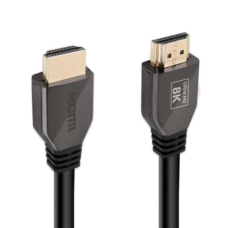 Cable Matters Câble HDMI coudé Ultra HD 8K 48Gbps (câble HDMI à 90 degrés)  en Marron - 2 m