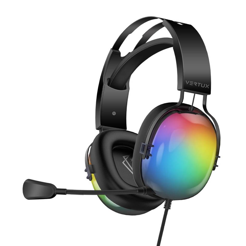 Vertux High Performance 7.1 Stereo Sound Gaming Lumiflux™ Headset With Microphone SIRIUS