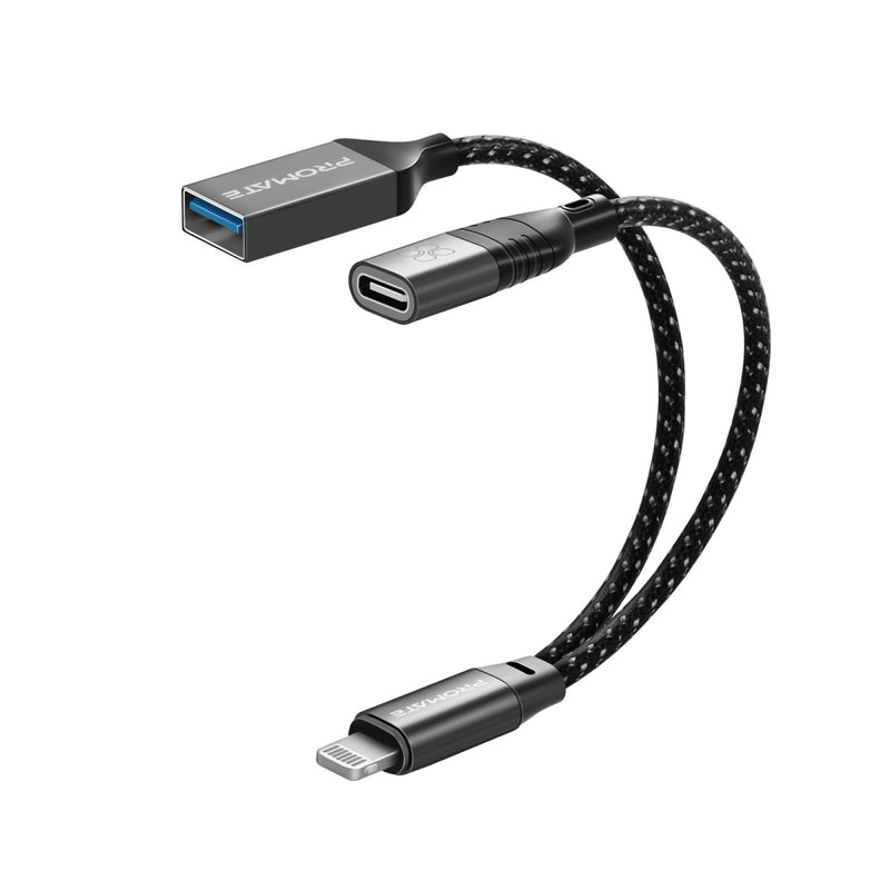 Promate OTG Media Adapter for iOS Devices (OTGLink-I)